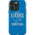 NFL Detroit Lions Helmet iPhone 15 Pro Impact Case