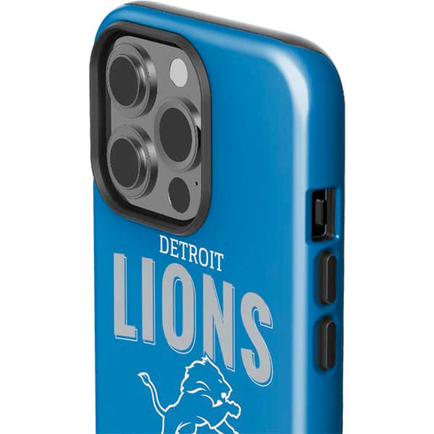 NFL Detroit Lions Helmet iPhone 15 Pro Impact Case