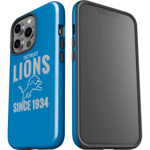 NFL Detroit Lions Helmet iPhone 15 Pro Impact Case