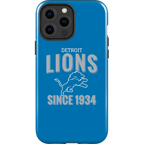 NFL Detroit Lions Helmet iPhone 15 Pro Max Impact Case