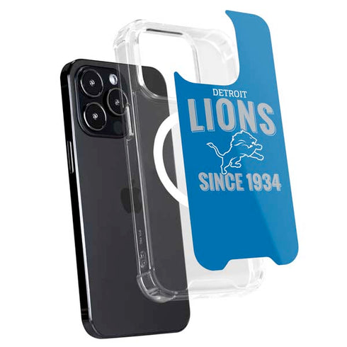 NFL Detroit Lions Helmet iPhone 15 Pro Max MagSafe Case