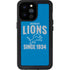 NFL Detroit Lions Helmet iPhone 14 Pro Max Waterproof Case