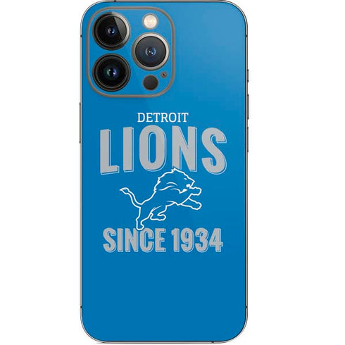 NFL Detroit Lions Helmet iPhone 14 Pro Skin