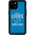 NFL Detroit Lions Helmet iPhone 15 Plus Waterproof Case