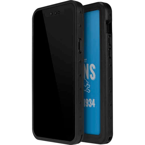 NFL Detroit Lions Helmet iPhone 15 Waterproof Case