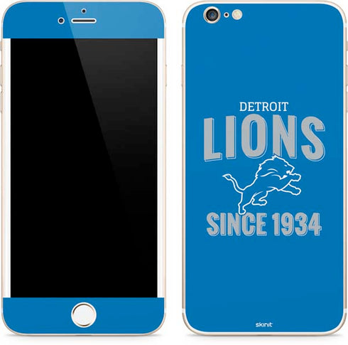 NFL Detroit Lions Helmet iPhone 6/6s Plus Skin