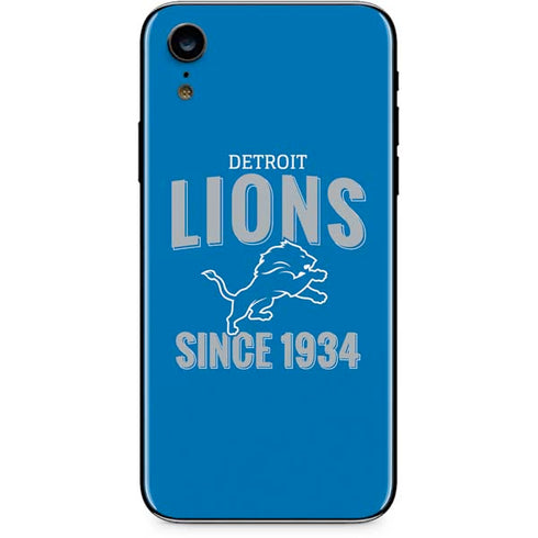 NFL Detroit Lions Helmet iPhone XR Skin