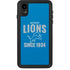 NFL Detroit Lions Helmet iPhone XR Waterproof Case