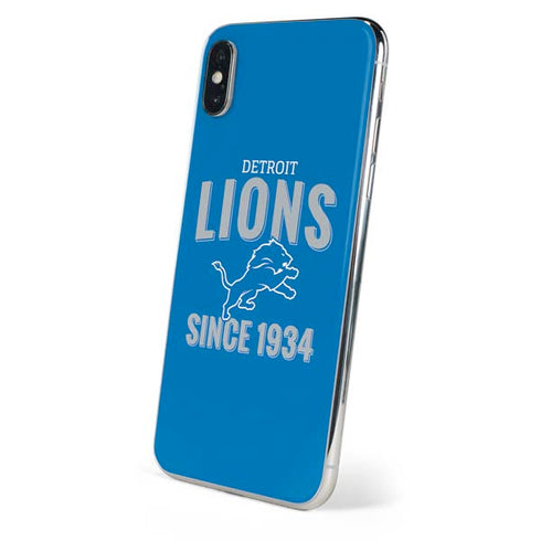 NFL Detroit Lions Helmet iPhone XS Max Skin