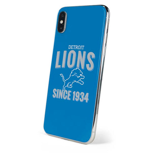 NFL Detroit Lions Helmet iPhone XS Skin