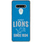 NFL Detroit Lions Helmet LG Stylo 6 Clear Case