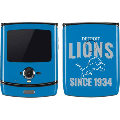 NFL Detroit Lions Helmet Motorola RAZR Skin