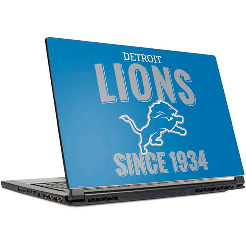NFL Detroit Lions Helmet MSI GS65 Stealth Laptop Skin