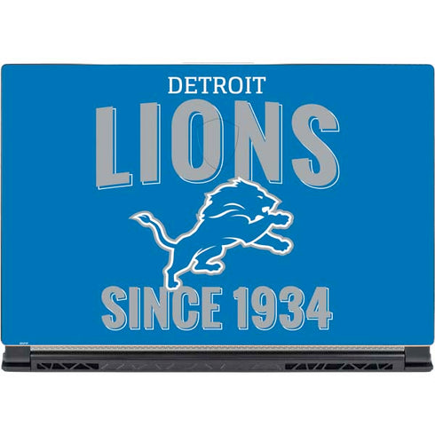 NFL Detroit Lions Helmet MSI GS65 Stealth Laptop Skin