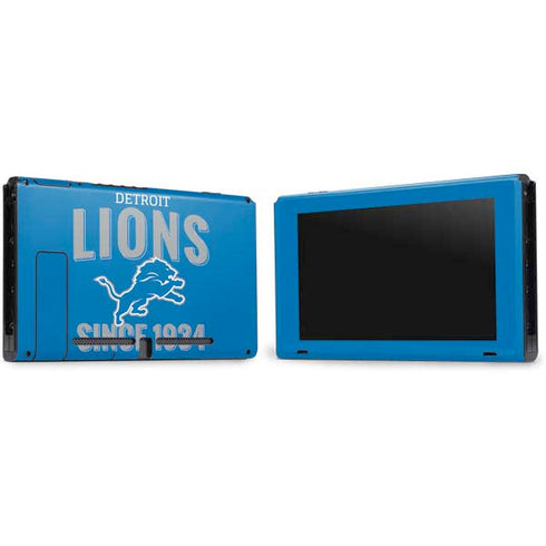 NFL Detroit Lions Helmet Nintendo Switch Bundle Skin