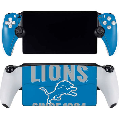 NFL Detroit Lions Helmet PlayStation Portal Remote Player Skin
