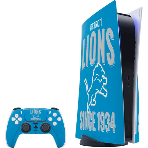 NFL Detroit Lions Helmet PS5 Bundle Skin