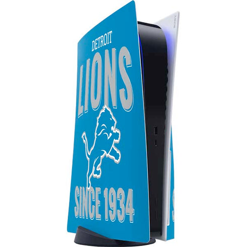 NFL Detroit Lions Helmet PS5 Console Skin