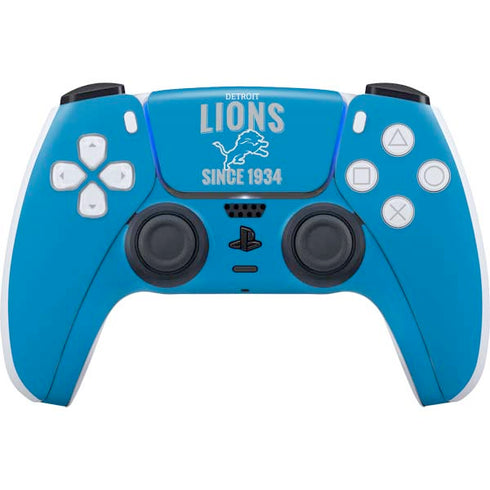 NFL Detroit Lions Helmet PS5 Controller Skin