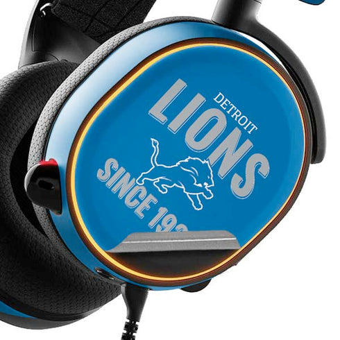 NFL Detroit Lions Helmet SteelSeries Arctis 5 Skin
