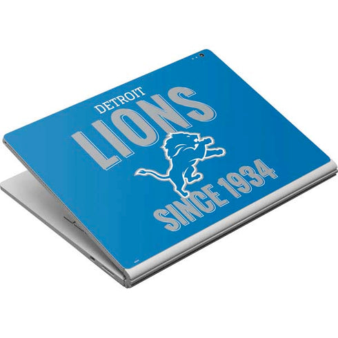 NFL Detroit Lions Helmet Surface Book Skin