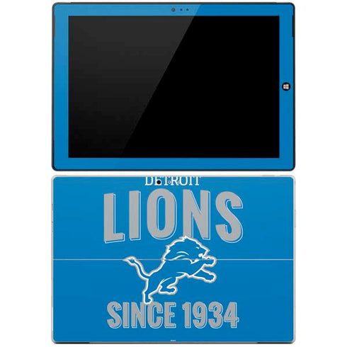 NFL Detroit Lions Helmet Surface Pro 3 Skin
