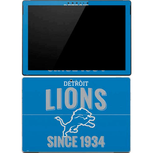 NFL Detroit Lions Helmet Surface Pro 4 Skin
