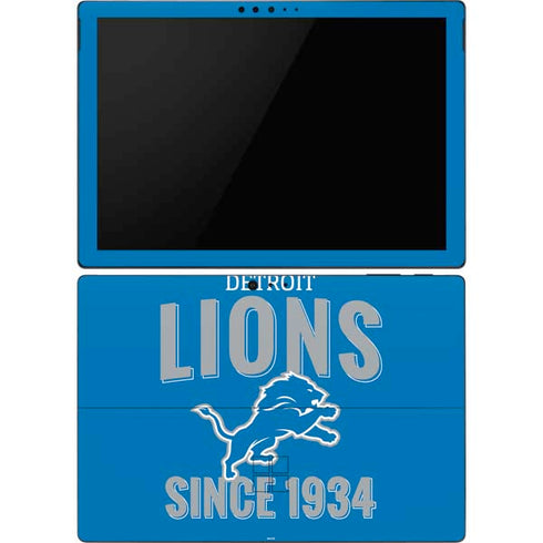 NFL Detroit Lions Helmet Surface Pro 6 Skin