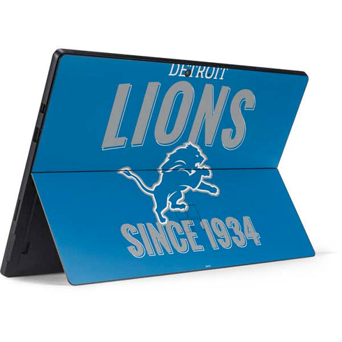 NFL Detroit Lions Helmet Surface Pro 6 Skin