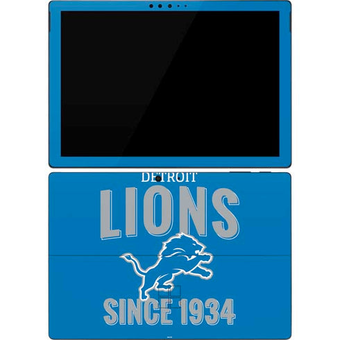 NFL Detroit Lions Helmet Surface Pro 7 Skin