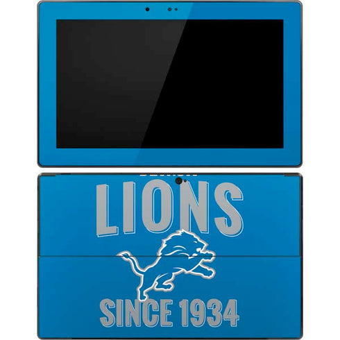 NFL Detroit Lions Helmet Surface Pro Tablet Skin