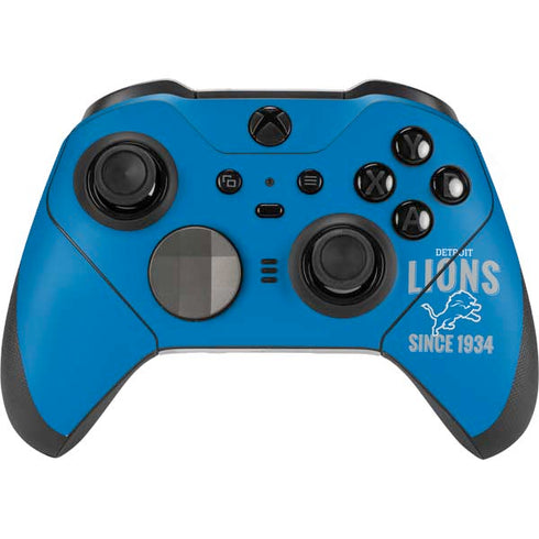 NFL Detroit Lions Helmet Xbox Elite Wireless Controller Series 2 Skin