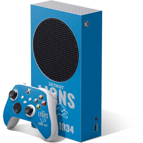 NFL Detroit Lions Helmet Xbox Series S Skins