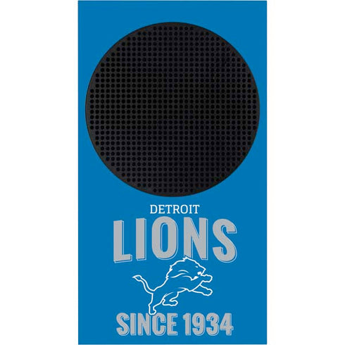 NFL Detroit Lions Helmet Xbox Series S Console Skin