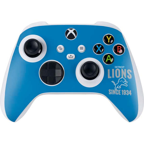 NFL Detroit Lions Helmet Xbox Series S Controller Skin
