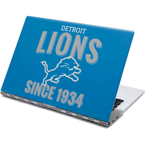 NFL Detroit Lions Helmet Yoga 910 2-in-1 14in Touch-Screen Skin