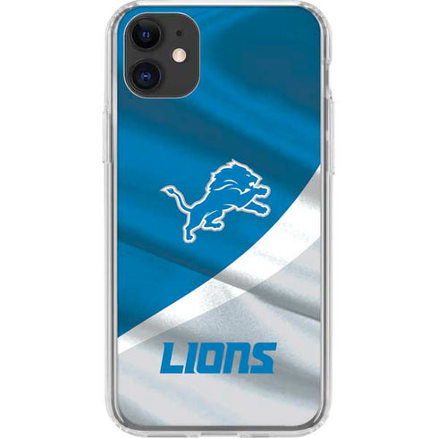 NFL Detroit Lions iPhone 11 Clear Case