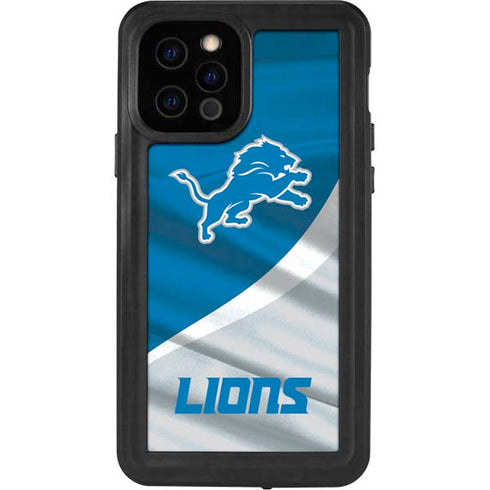 NFL Detroit Lions iPhone 12 Pro Waterproof Case