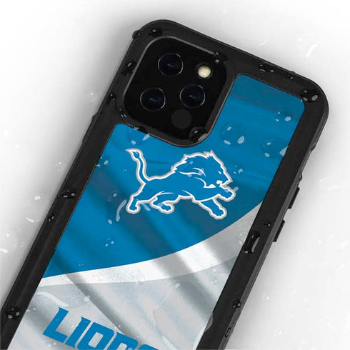 NFL Detroit Lions iPhone 12 Pro Waterproof Case