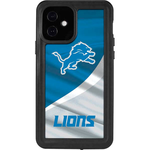 NFL Detroit Lions iPhone 12 Waterproof Case