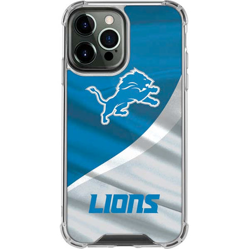 NFL Detroit Lions iPhone 14 Pro Max Clear Case