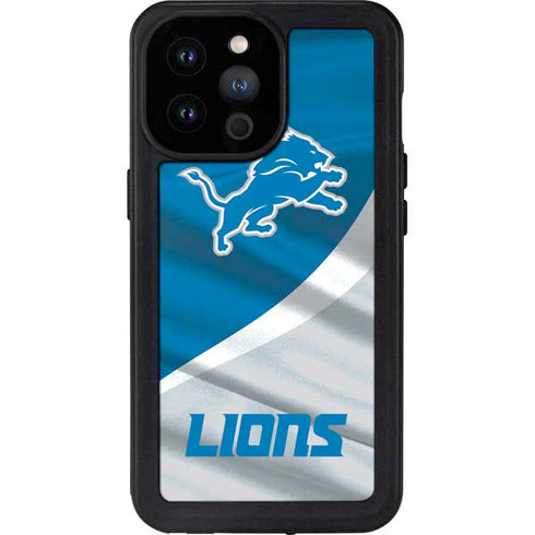 NFL Detroit Lions iPhone 14 Pro Max Waterproof Case