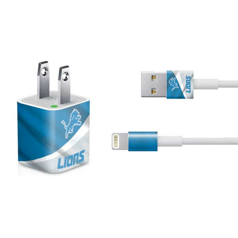 NFL Detroit Lions iPhone Charger (5W USB) Skin