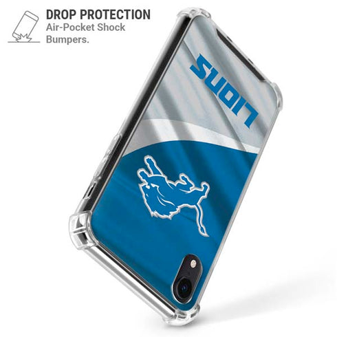 NFL Detroit Lions iPhone XR Clear Case