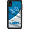 NFL Detroit Lions iPhone XR Waterproof Case