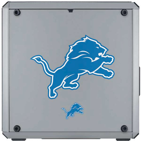 NFL Detroit Lions Large Logo Cooler Master MasterBox Q300L Mini Tower Skin