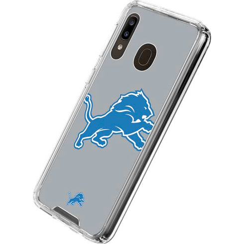 NFL Detroit Lions Large Logo Galaxy A30 Clear Case