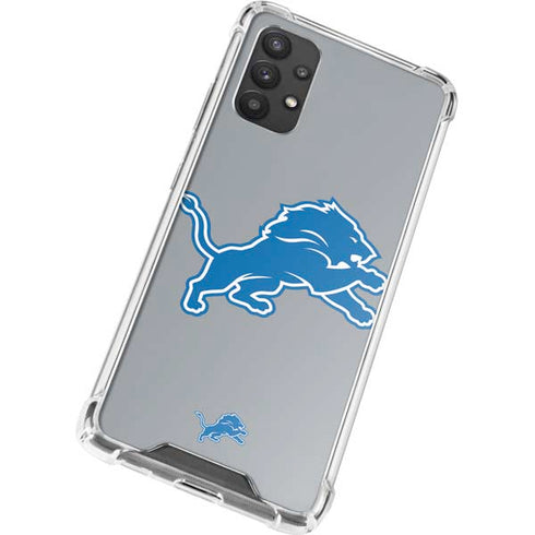 NFL Detroit Lions Large Logo Galaxy A32 5G Clear Case