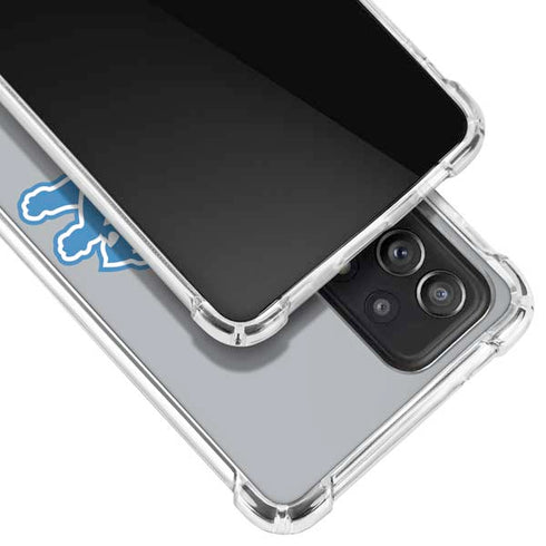 NFL Detroit Lions Large Logo Galaxy A52 5G Clear Case