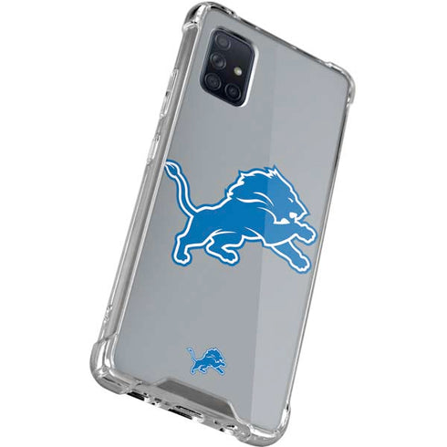 NFL Detroit Lions Large Logo Galaxy A71 5G Clear Case